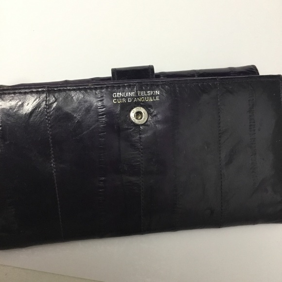 Vintage Mundi Genuine Eelskin Wallet - Picture 7 of 11